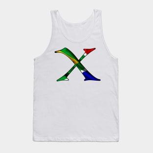 South Africa South African flag X Tank Top